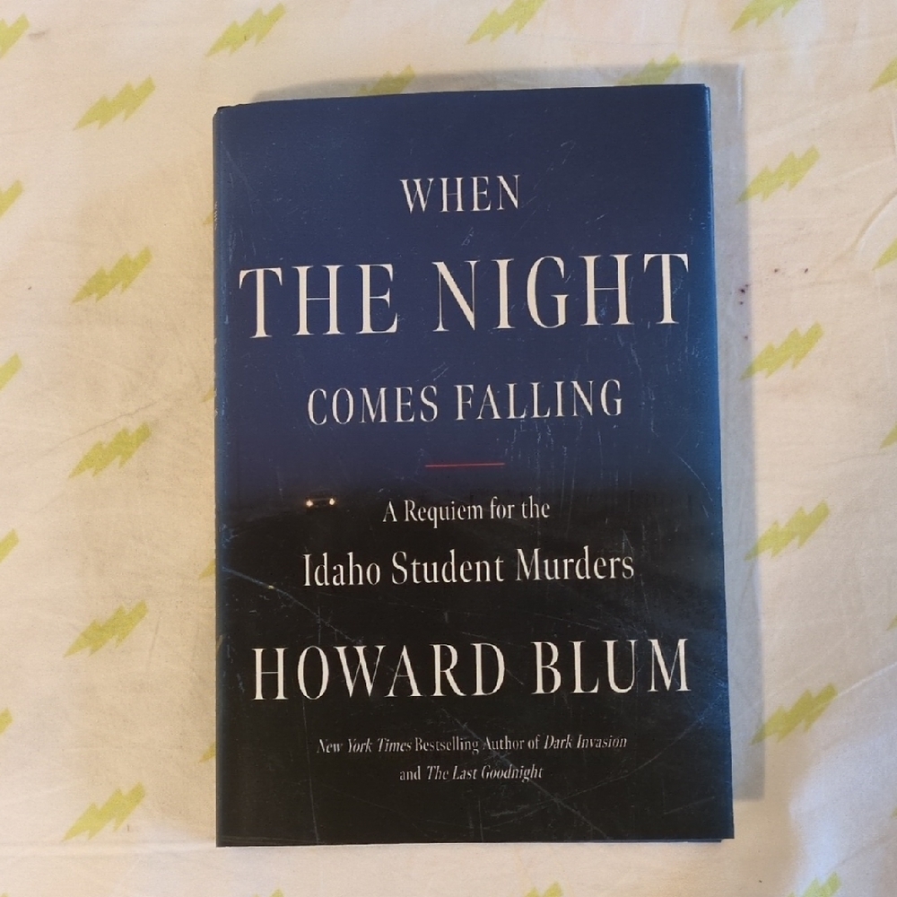 'When The Night Comes Falling' - Blue Hard Cover Edition By Howard Blum Idaho 4